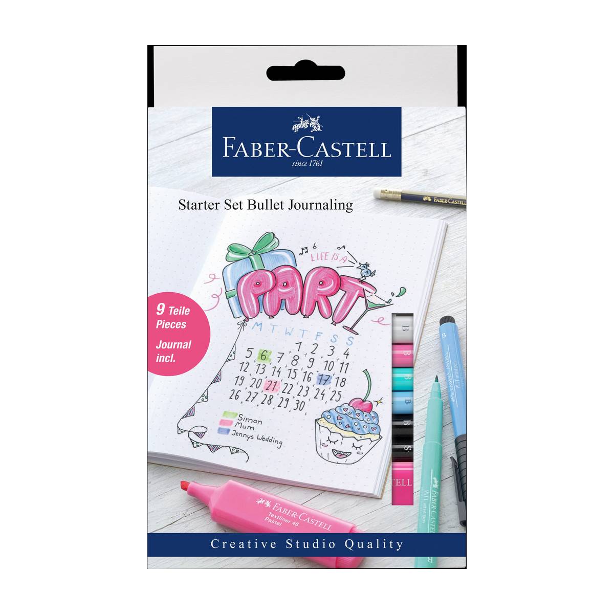 Faber-Castell - Starter Set Bullet Journaling 9-teilig