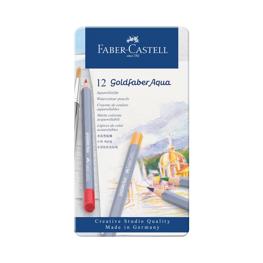 Faber-Castell - Goldfaber Farbstift Aqua 12er Set
