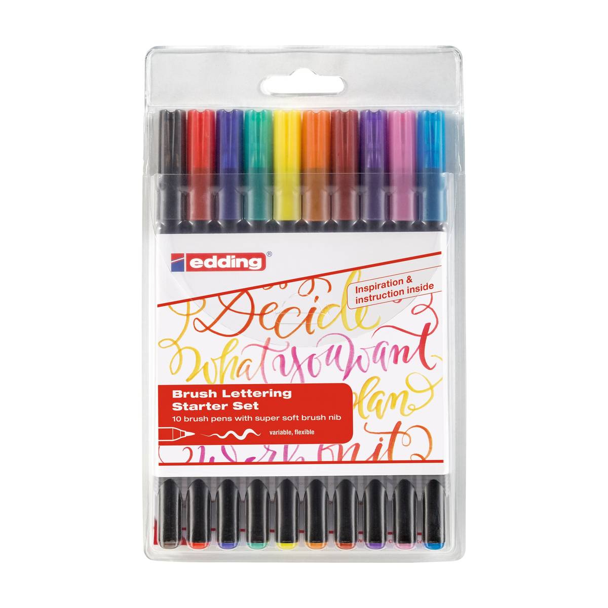 Brush Lettering Starter Set 10-teilig