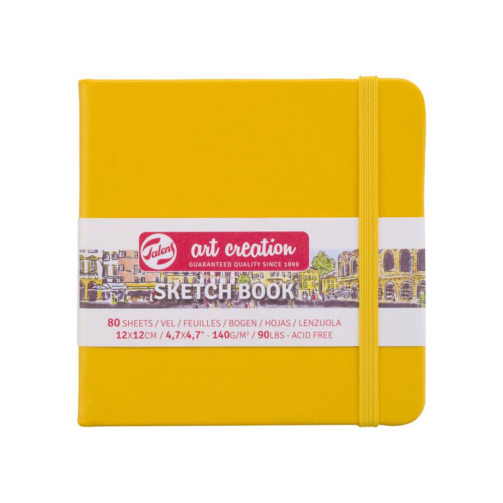 Sakura Sketch Book A6 Quadratisch Golden Yellow | MeinStift