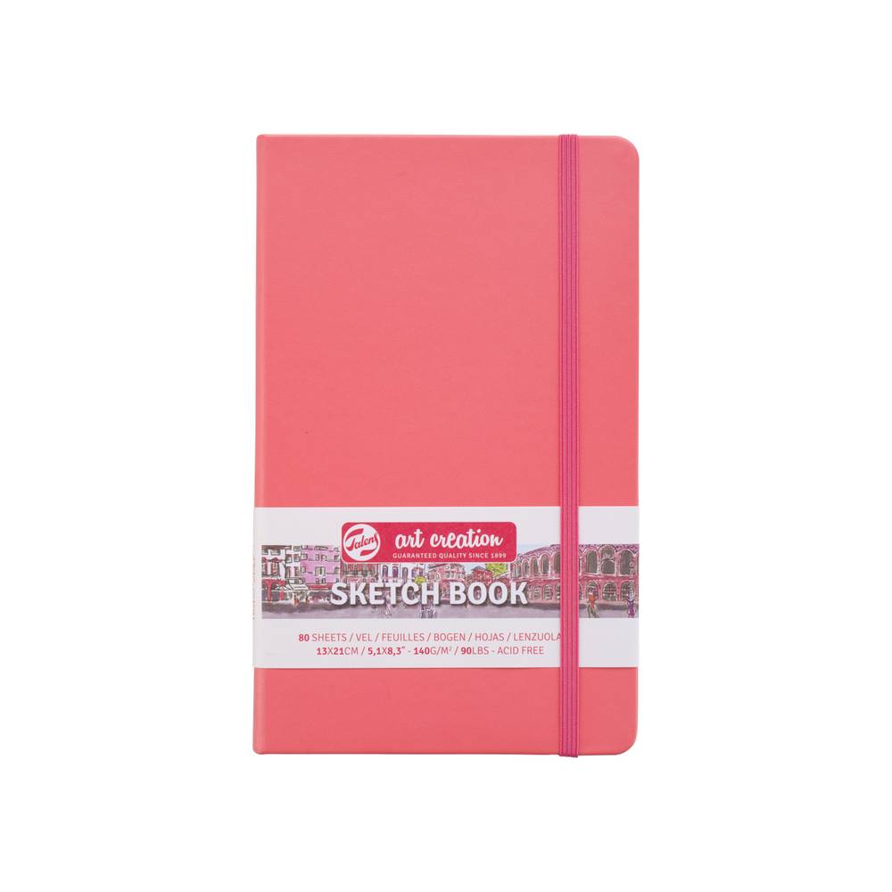 Sketch Book A5 Medium Coral Red
