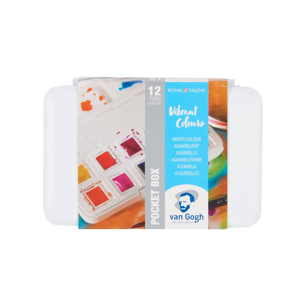 Van-Gogh - Aquarell Pocket Box Vibrant Colours