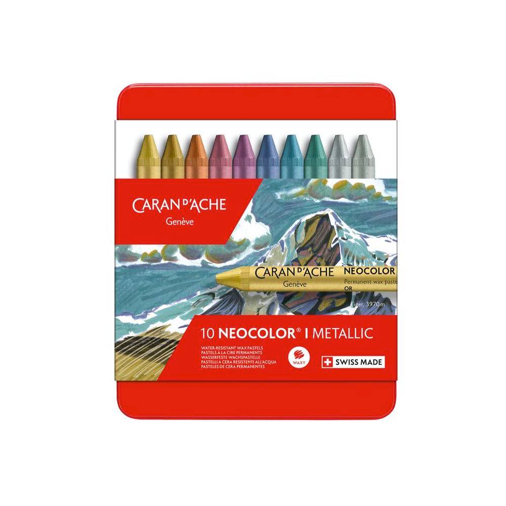 Caran d'Ache - Neocolor I Metallic 10er Set