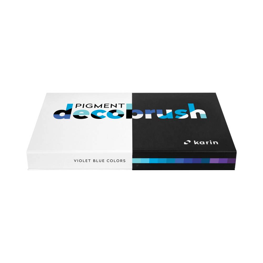 Karin - Pigment Deco Brush Marker Violet-Blue Colors 12-teilig