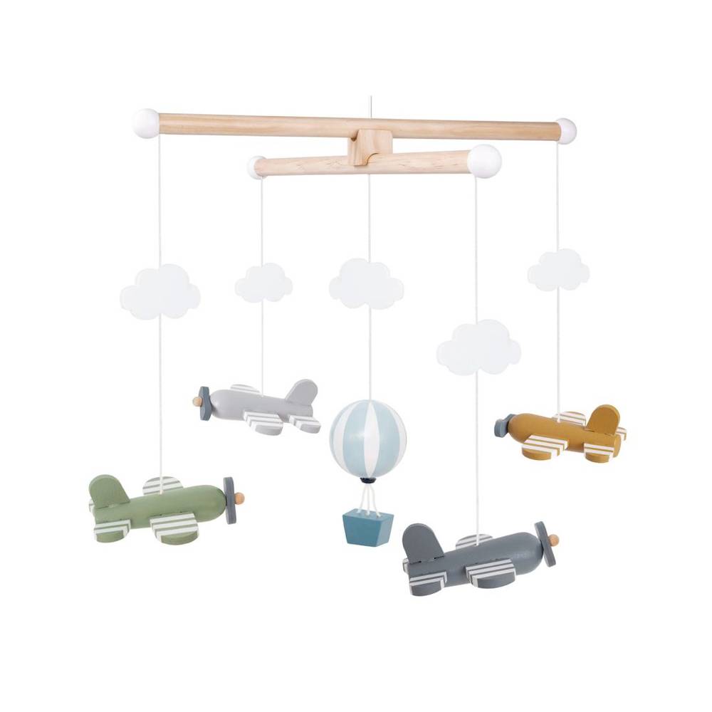 Mobile en bois avions