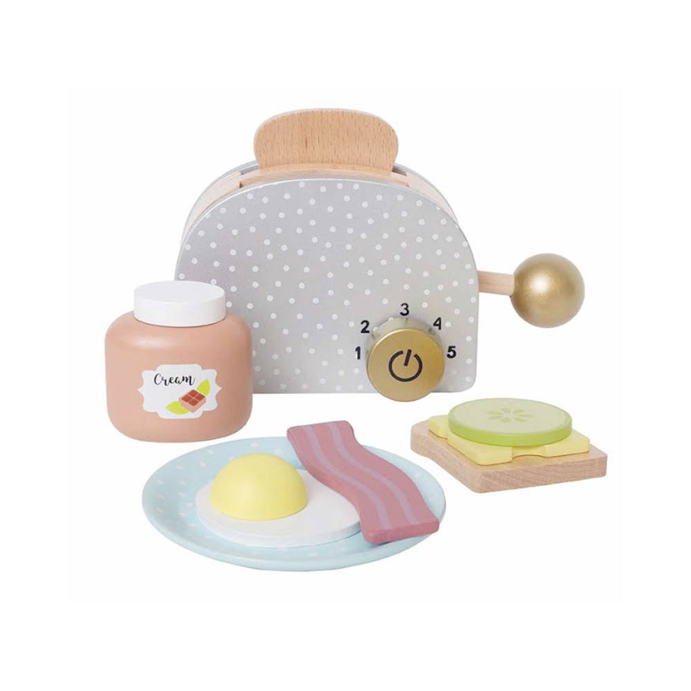 Frühstück-Set Toaster 9-teilig