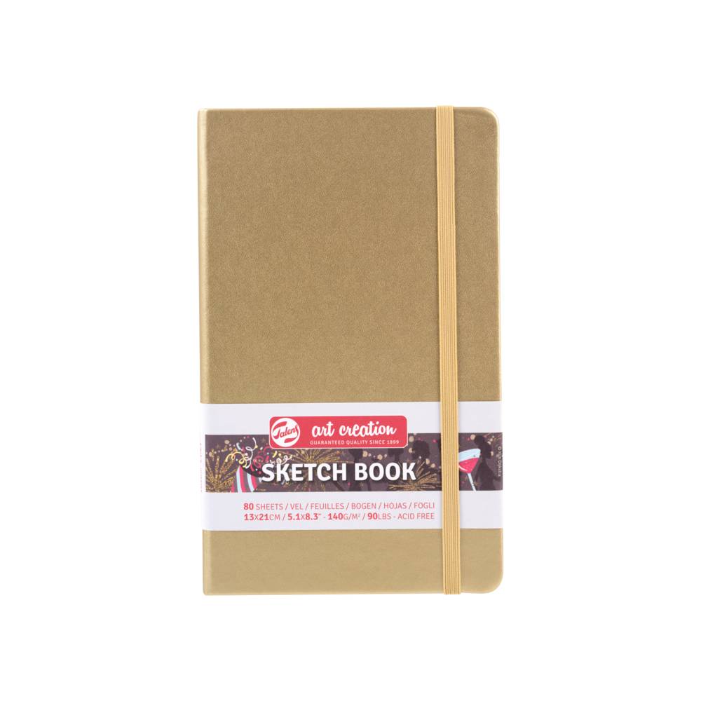 Sketch Book A5 Medium White Gold
