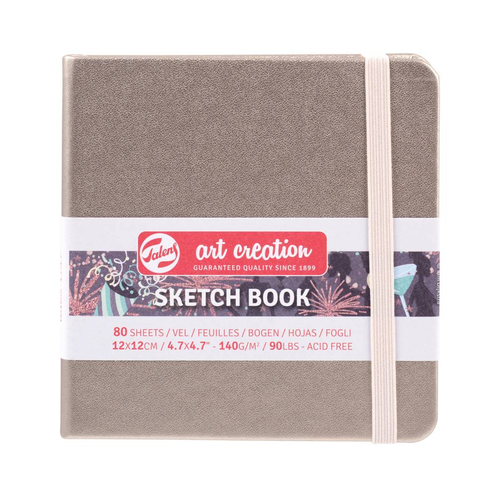 Sakura Sketch Book A6 Quadratisch Champagner Pink | MeinStift