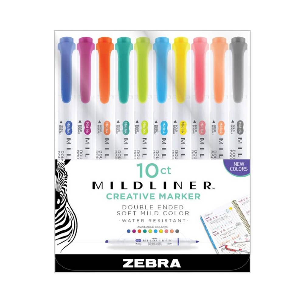 Zebra Mildliner Stifte Bulletjournal Refresh & | MeinStift