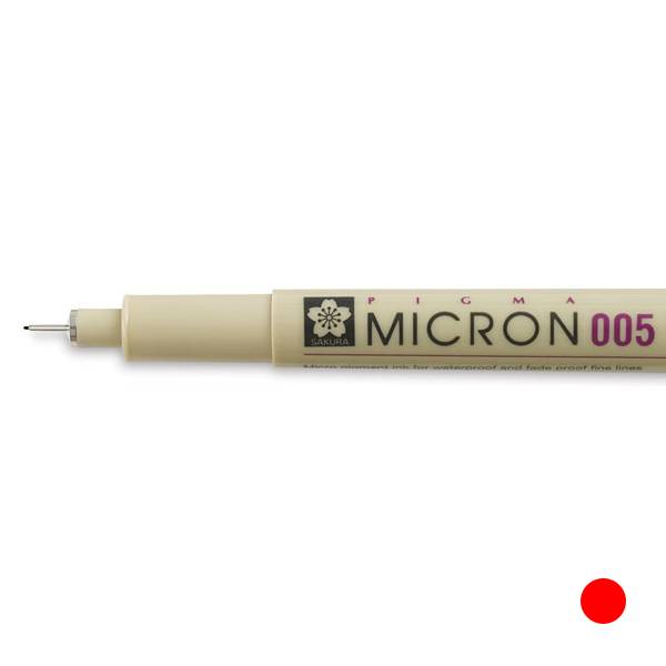 Pigma Micron 0.2mm rot