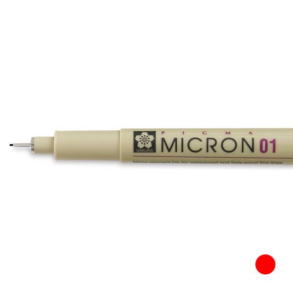 Pigma Micron 0.25mm rot