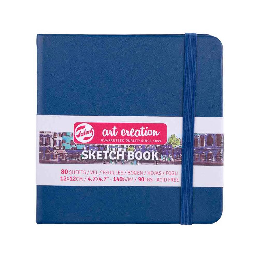 Sakura - Sketch Book A6 Quadratisch Navy Blue