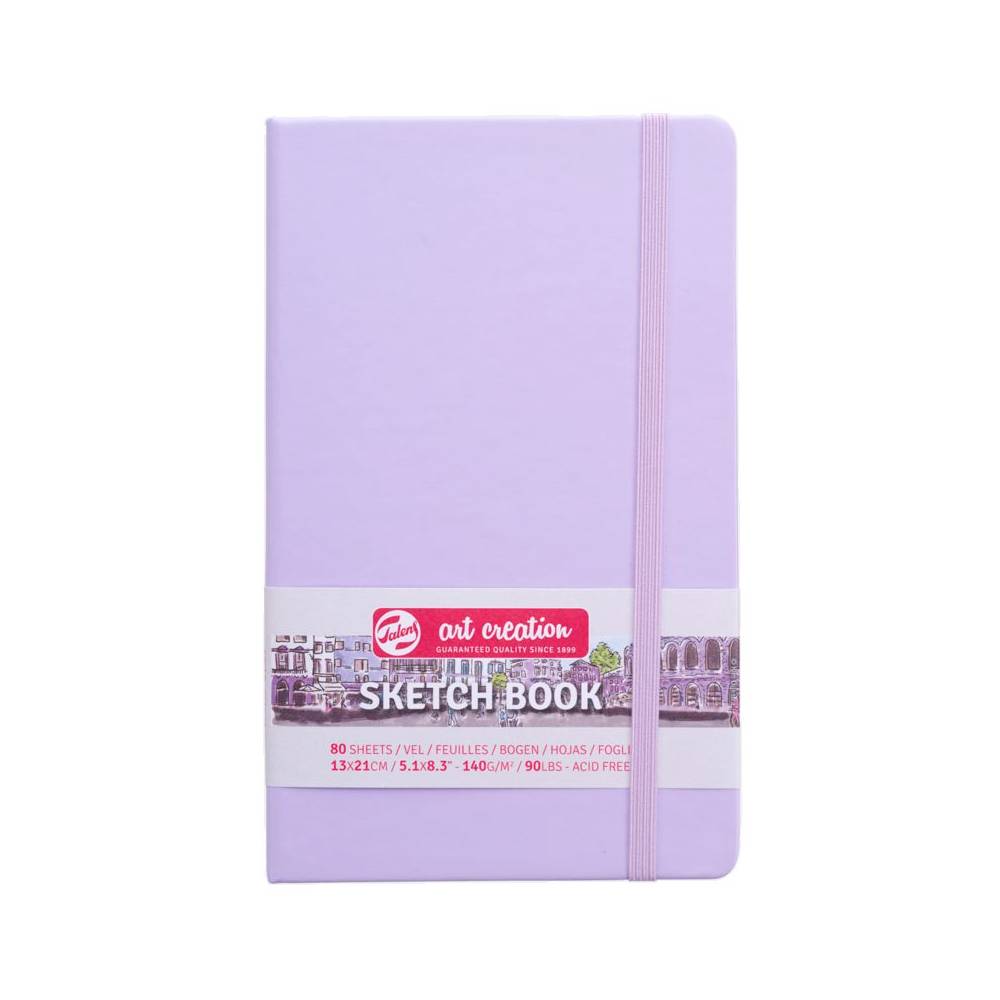 Sakura - Carnet de croquis A5 moyen violet pastel