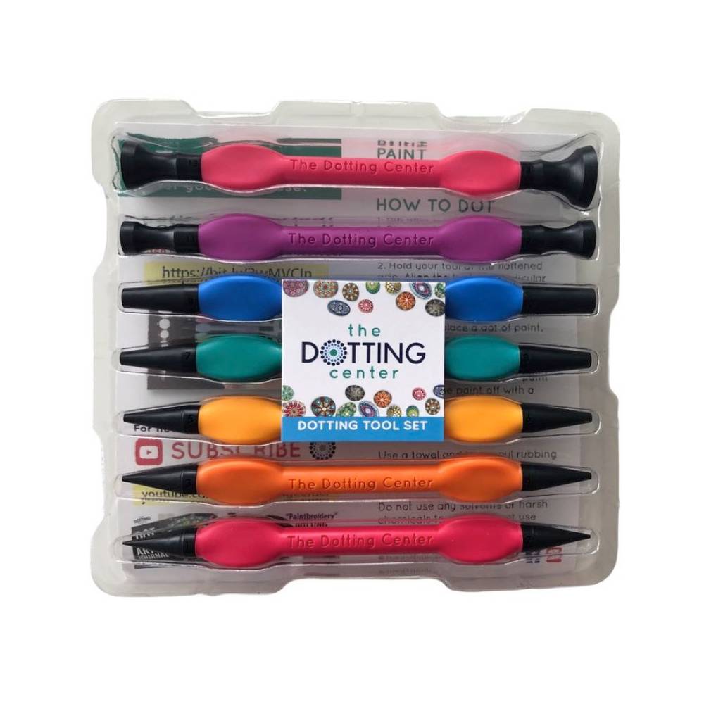 Dotting Tool Set Rainbow 7-teilig