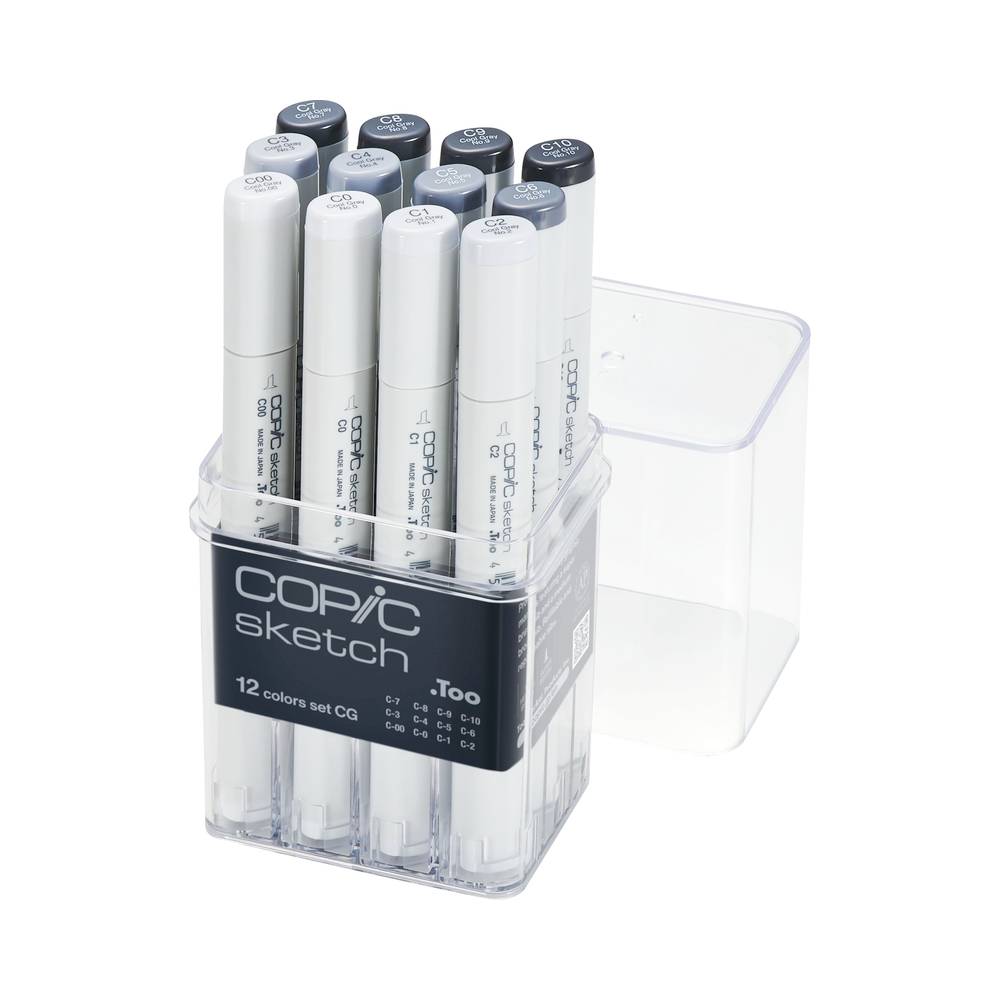 Copic Sketch Cool Grey Marker 12er Set kaufen | MeinStift