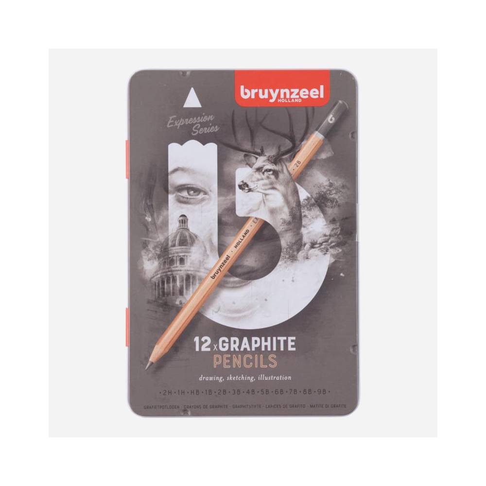 Bruynzeel Expression Graphite Bleistifte 12-teilig | MeinStift
