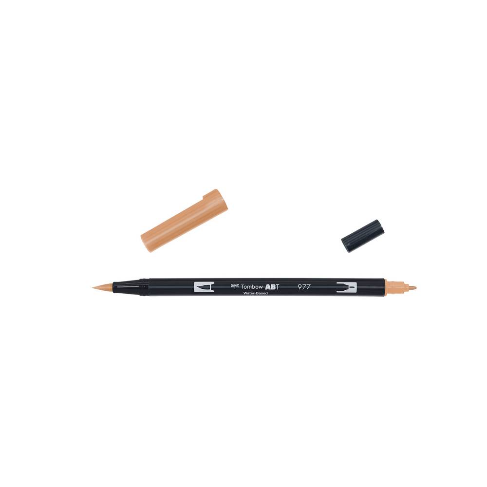 ABT Dual Brush Pen Saddle Braun 977