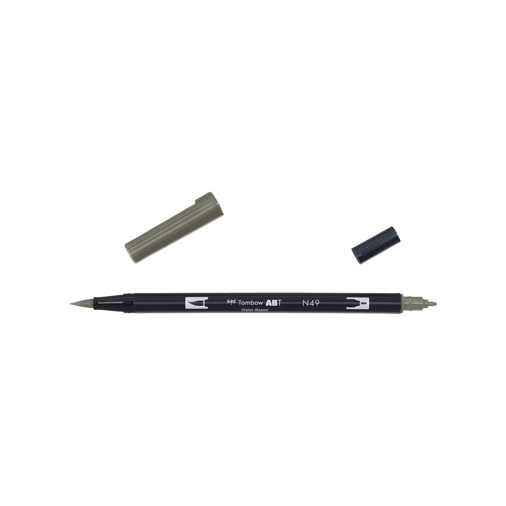 Tombow - ABT Dual Brush Pen Warm Gray8 N49