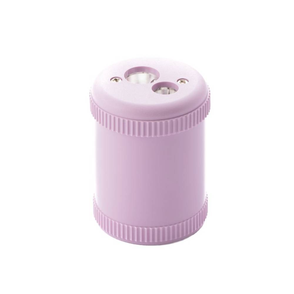  Taille double pour taille-crayon avec pointe métallique pastel violet