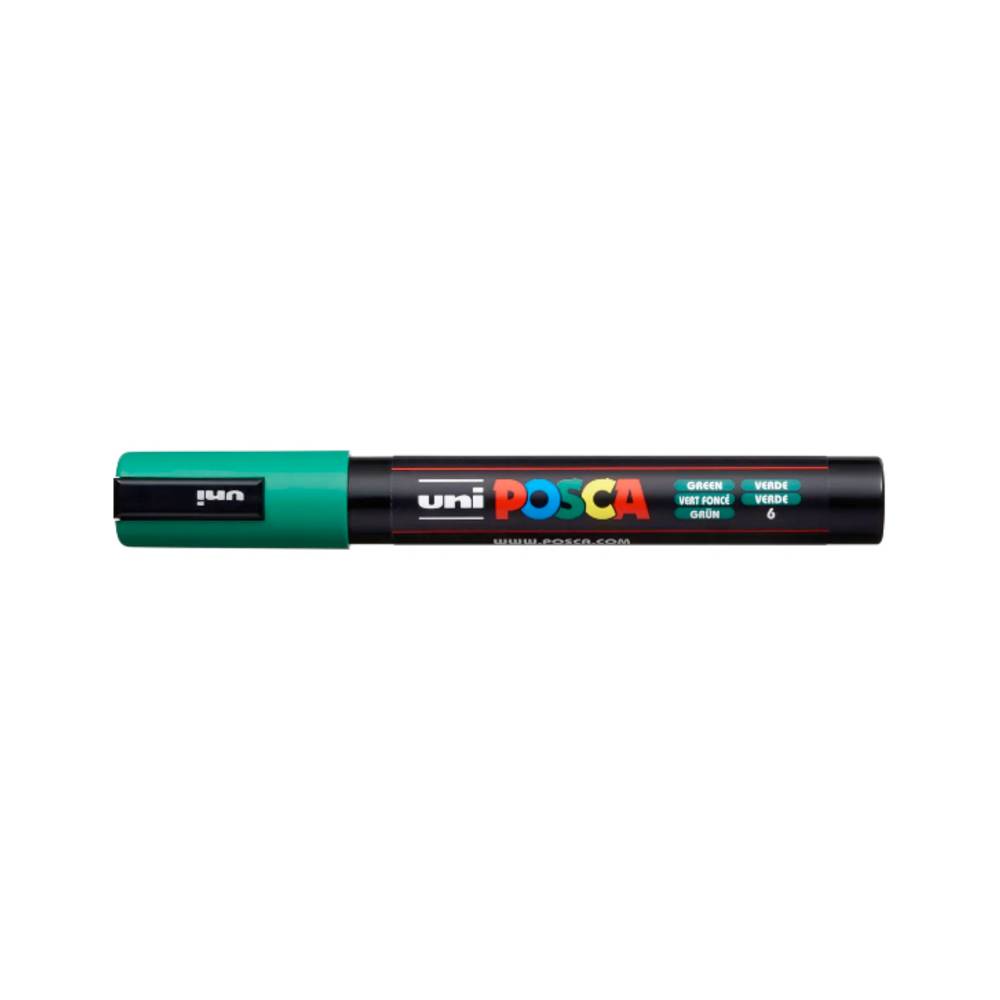 Uni Marker PC-5M vert moyen pointe ronde