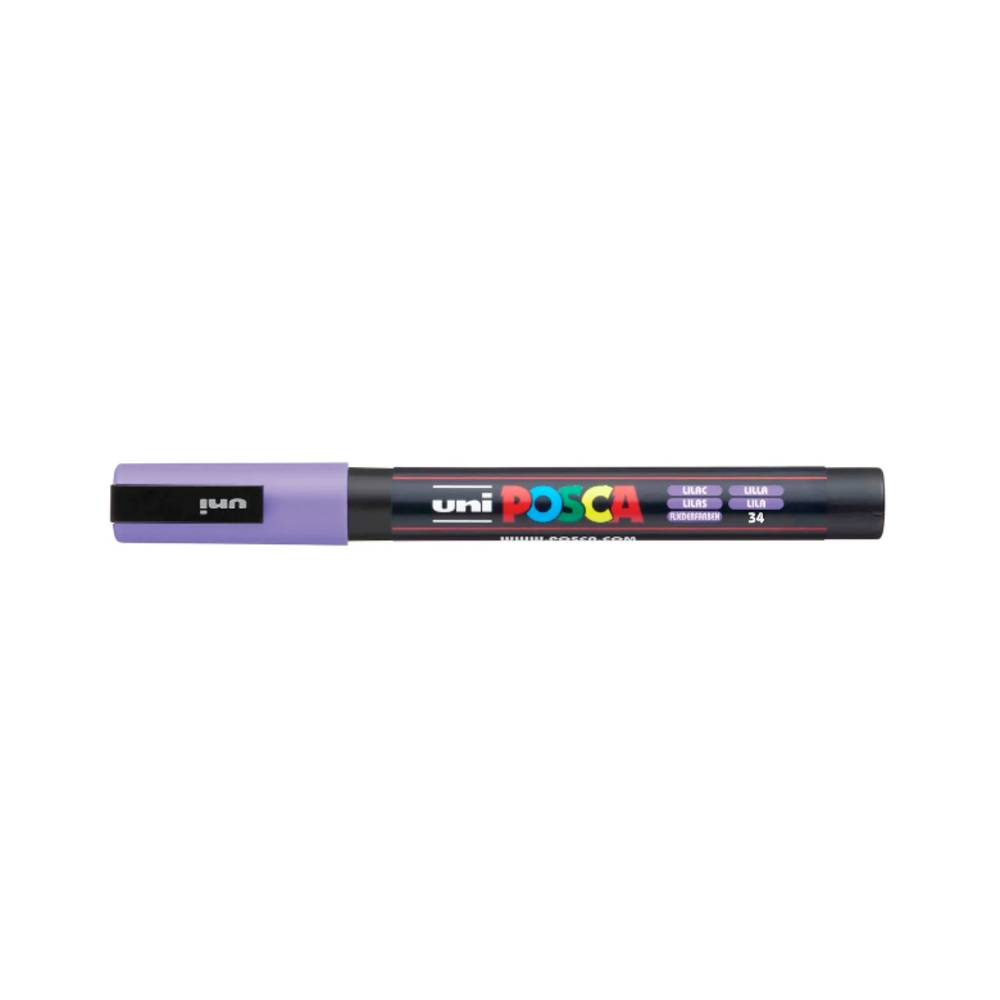 Uni Marker PC-3M Violet pointe fine ronde