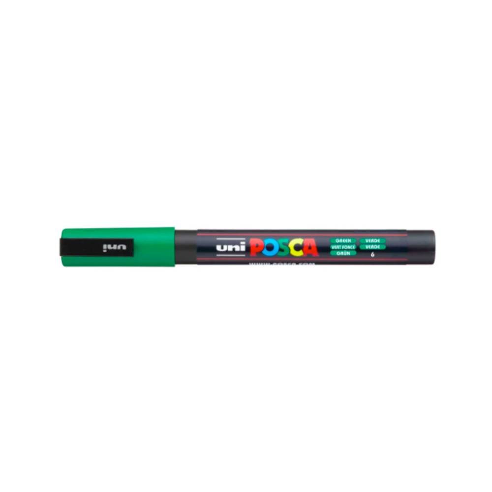 Uni Marker PC-3M vert feine Rundspitze