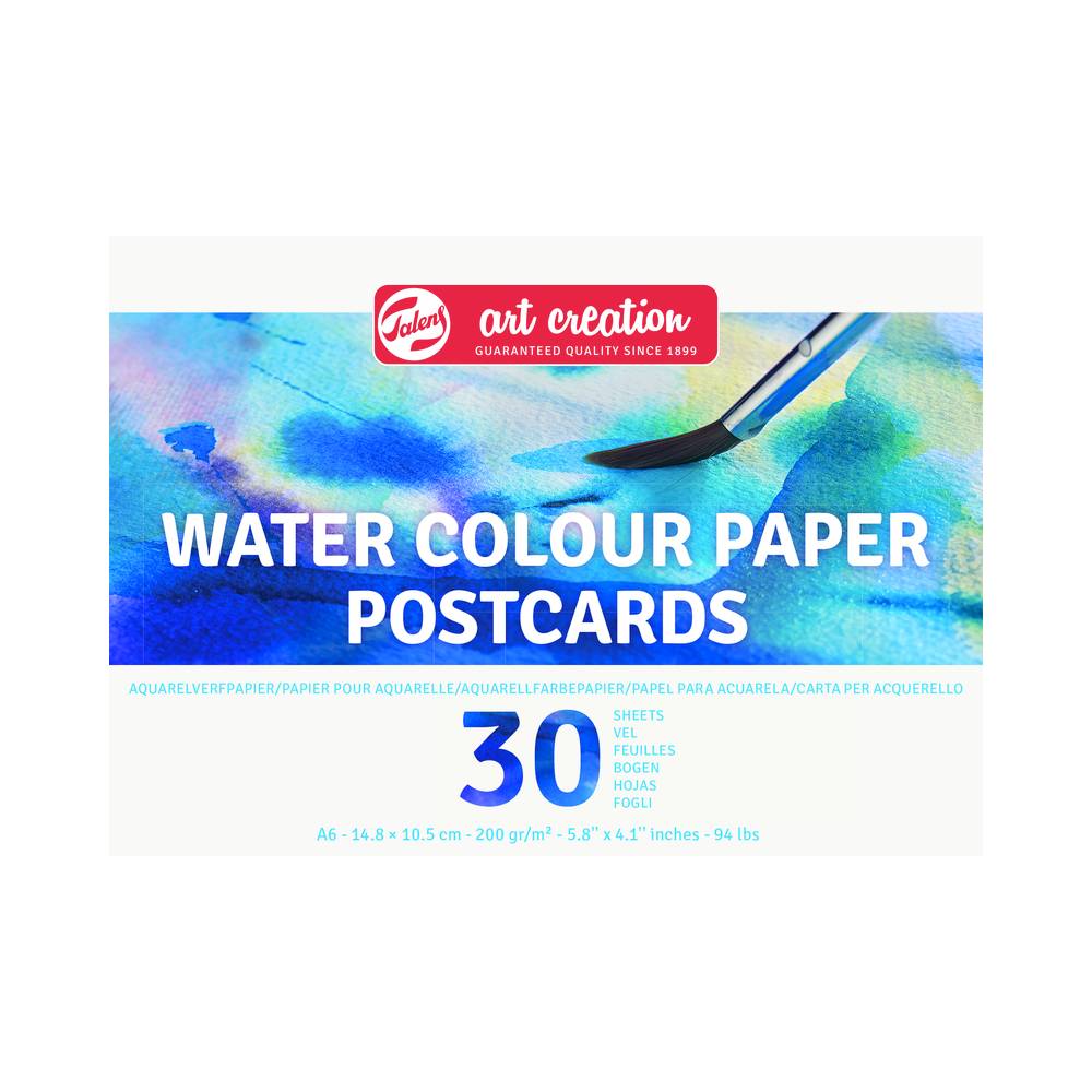 Art creation cartes postales cartes de vœux papier aquarelle blanc A6