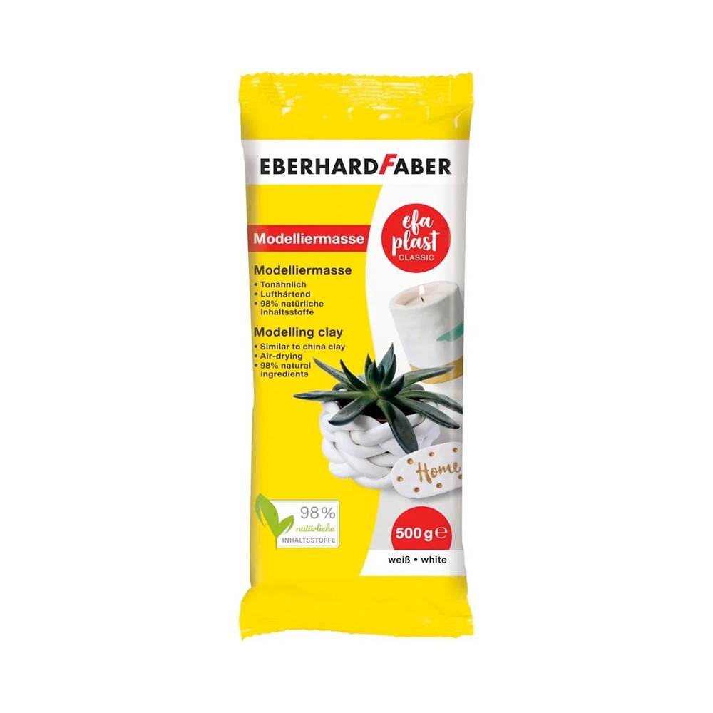 Pâte à modeler EFA Plast Classic blanc 500 g