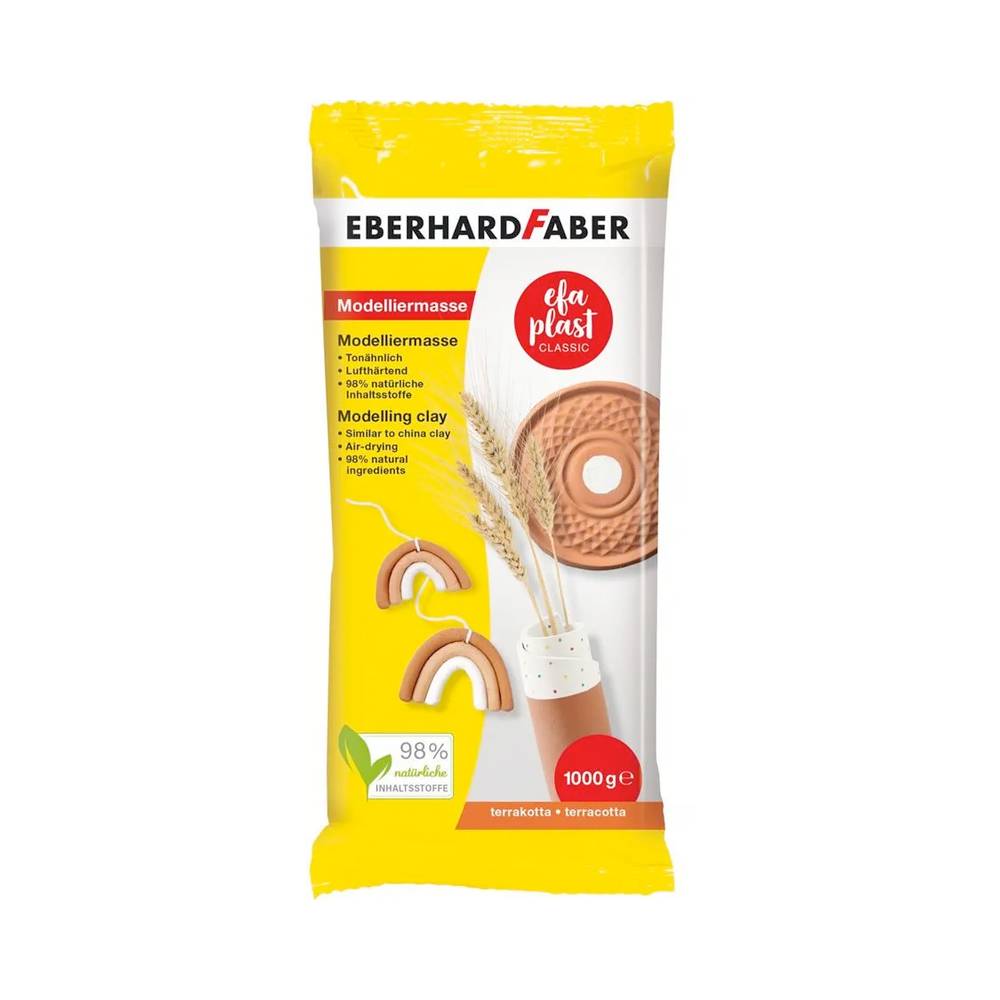 Pâte à modeler EFA Plast Classic Terre cuite 1000g