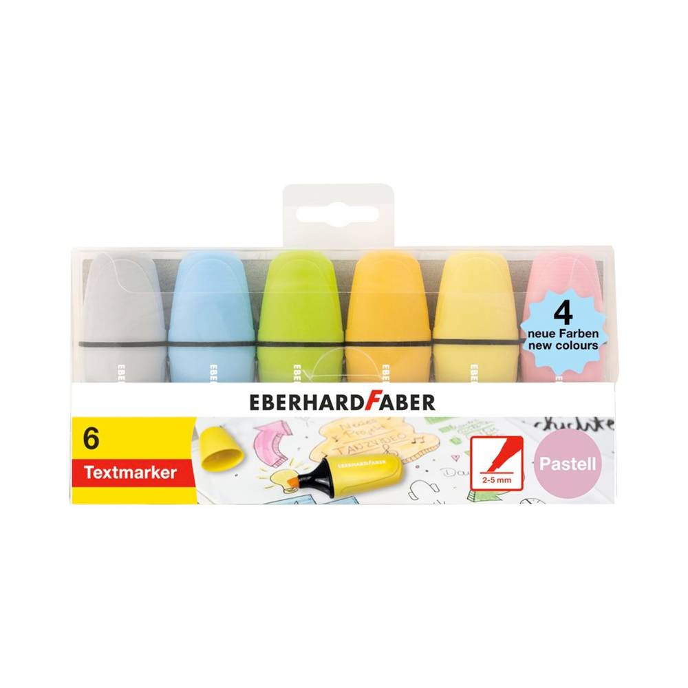 Mini Textliner Pastell 2 6er Etui