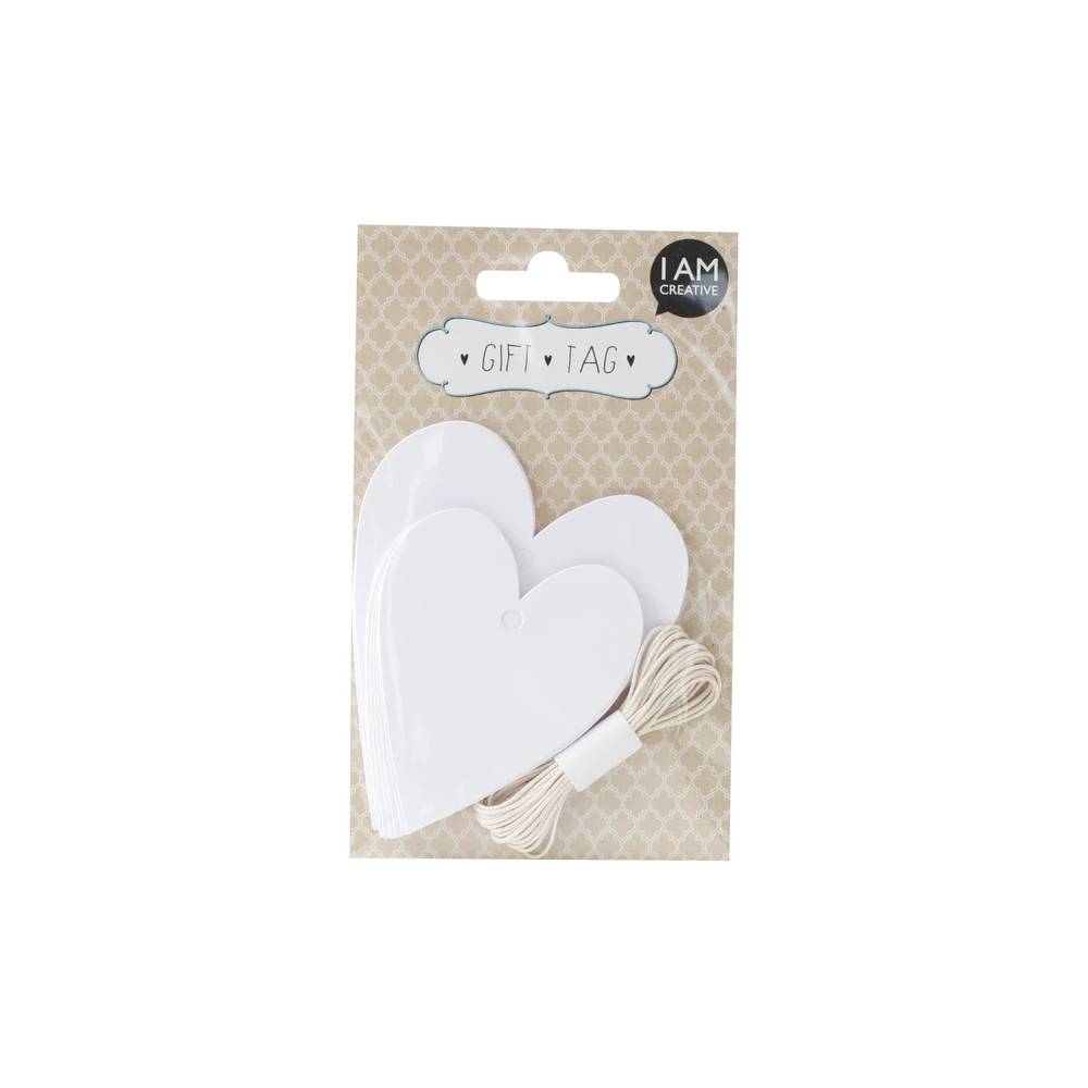 I AM CREATIVE Geschenkanhänger Herz 20er-Set | MeinStift
