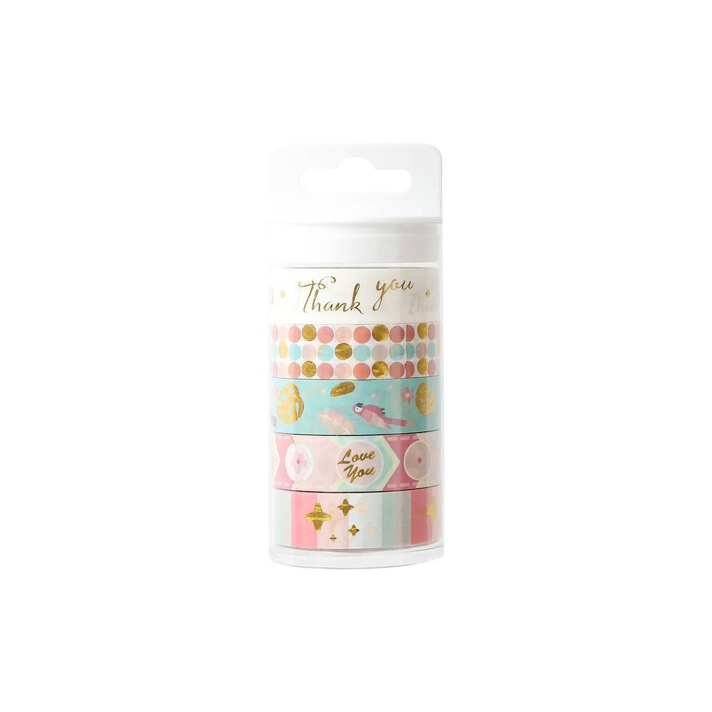 Set de 5 rubans Washi Tropic