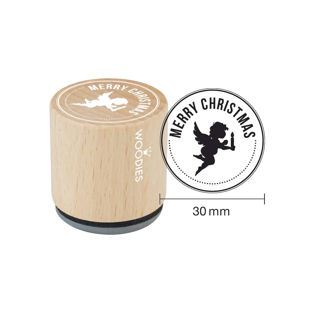 Woodies motif tampon Joyeux Noël