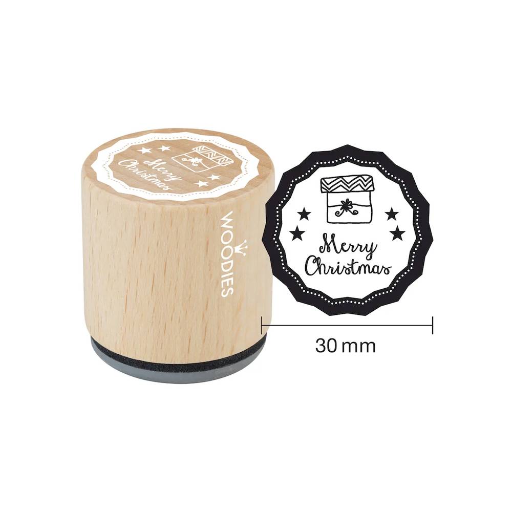 Woodies motif tampon Joyeux Noël cadeau