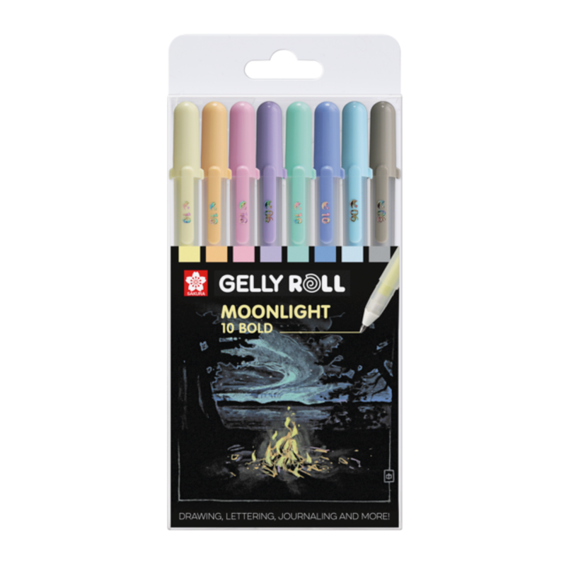 Sakura NEU! Gelly Roll Moonlight10 Bold Pastel 8er | MeinStift