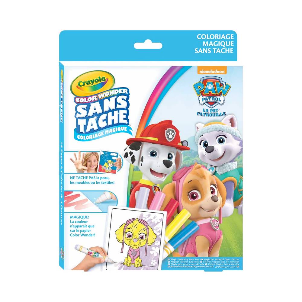 Crayola - Plaisir de dessin magique Paw Patrol 23 pièces