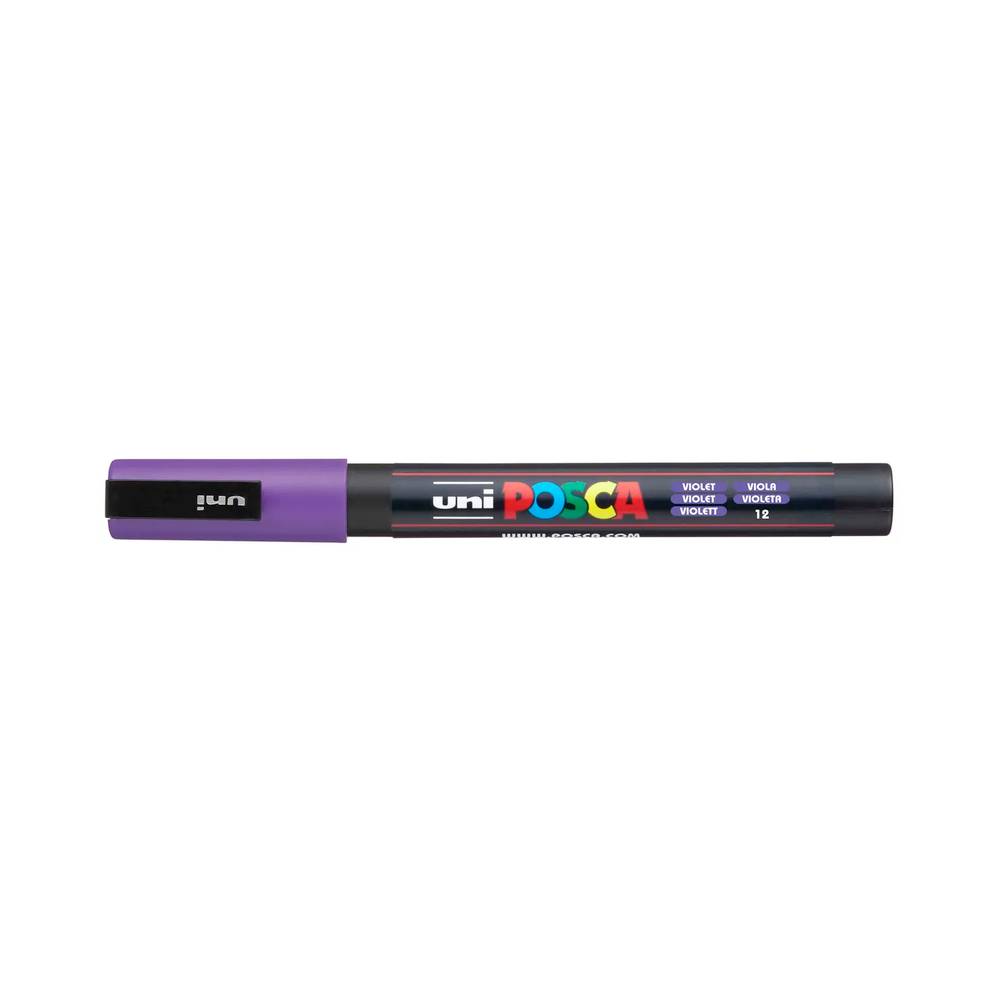 Uni Marker PC-3M violet pointe fine ronde