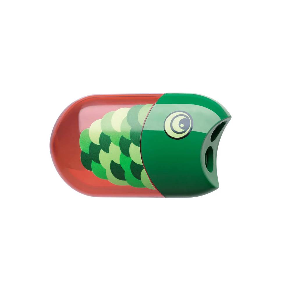 Faber-Castell - Doppelspitzdose Tiermotiv Fisch mit Radierer