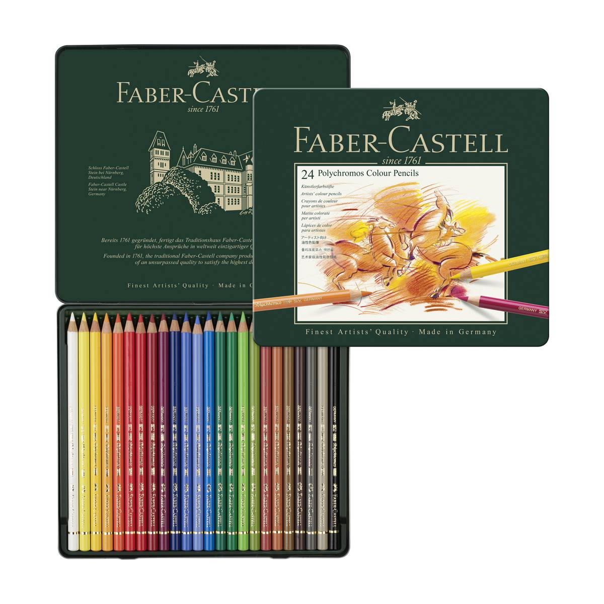 Polychromos Künstlerfarbstifte 24er