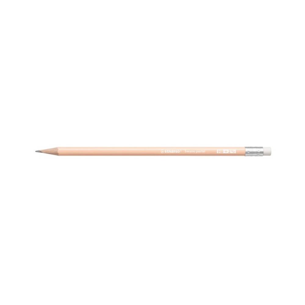 Bleistift Swano HB Pastel Apricot einzeln