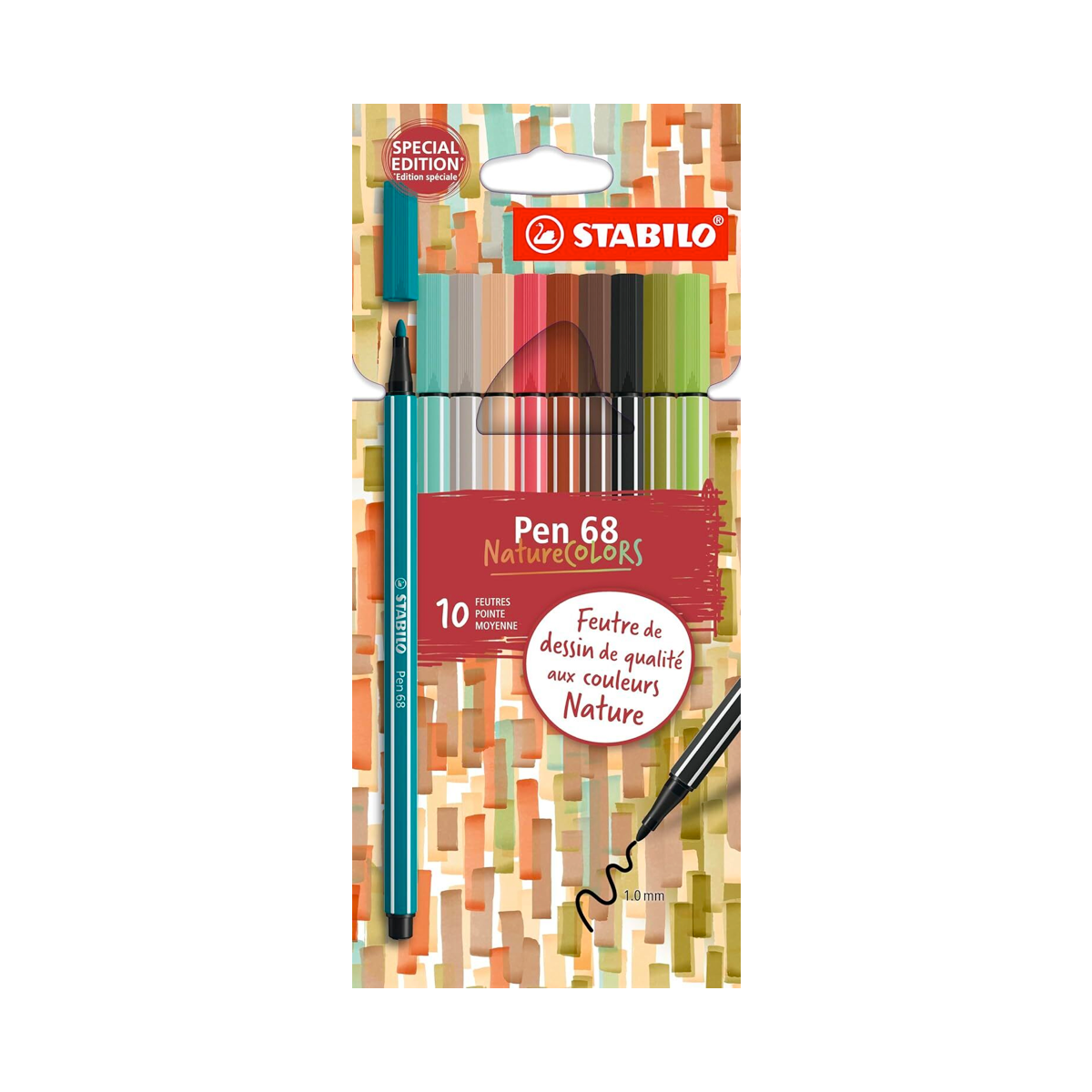 Stabilo - Pen 68 NatureColors 10er Etui
