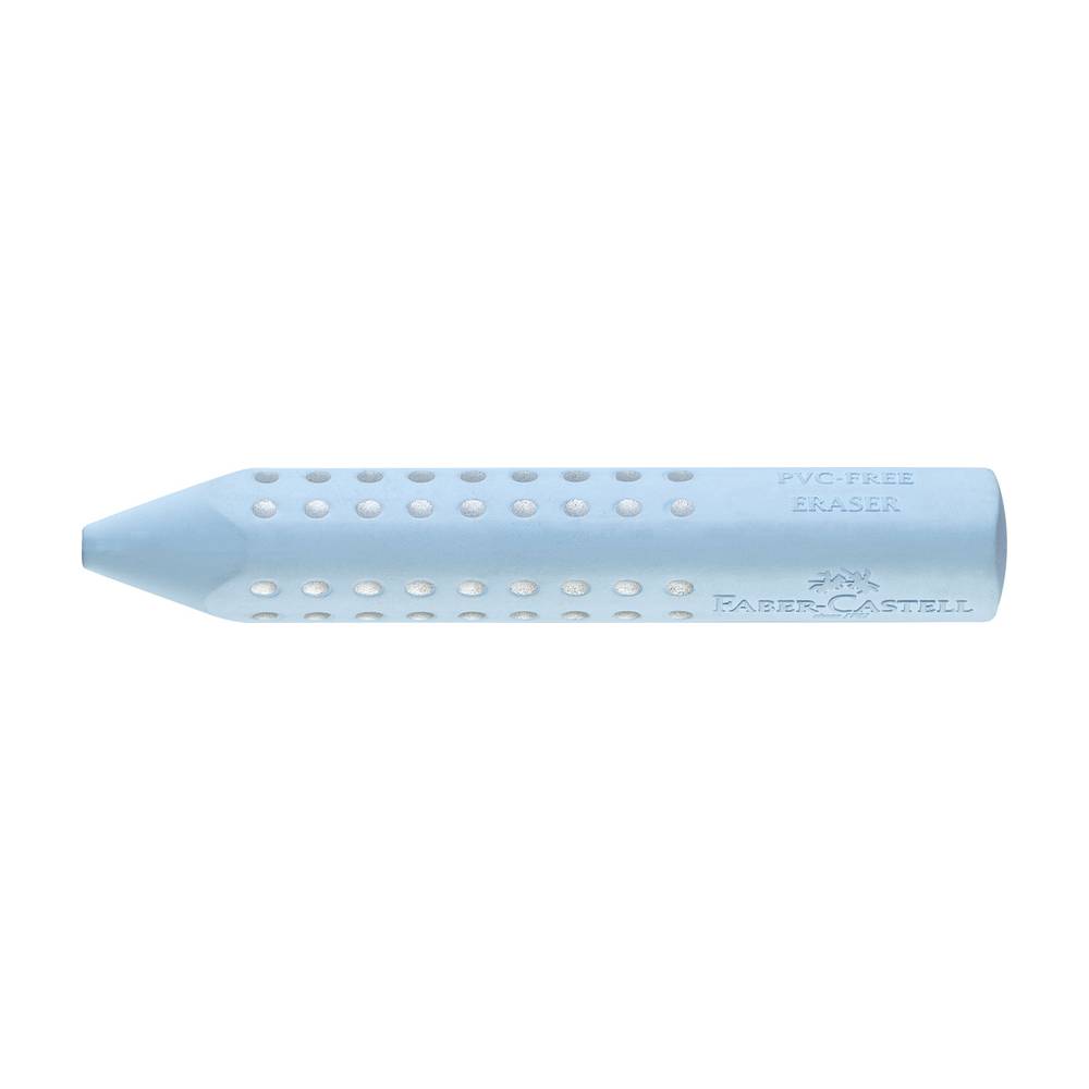 Faber-Castell - GRIP Dreikantradierer 2001 SkyBlue für Blei- und Farbstifte