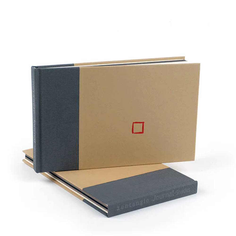 Zentangle - Journal Shades Zentanglebuch Hardcover A5 quer vierfarbig