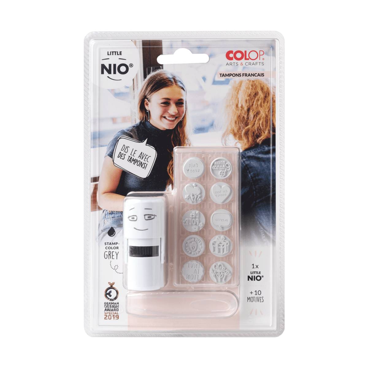 Colop - Set de tampons motifs Little Nio fait main