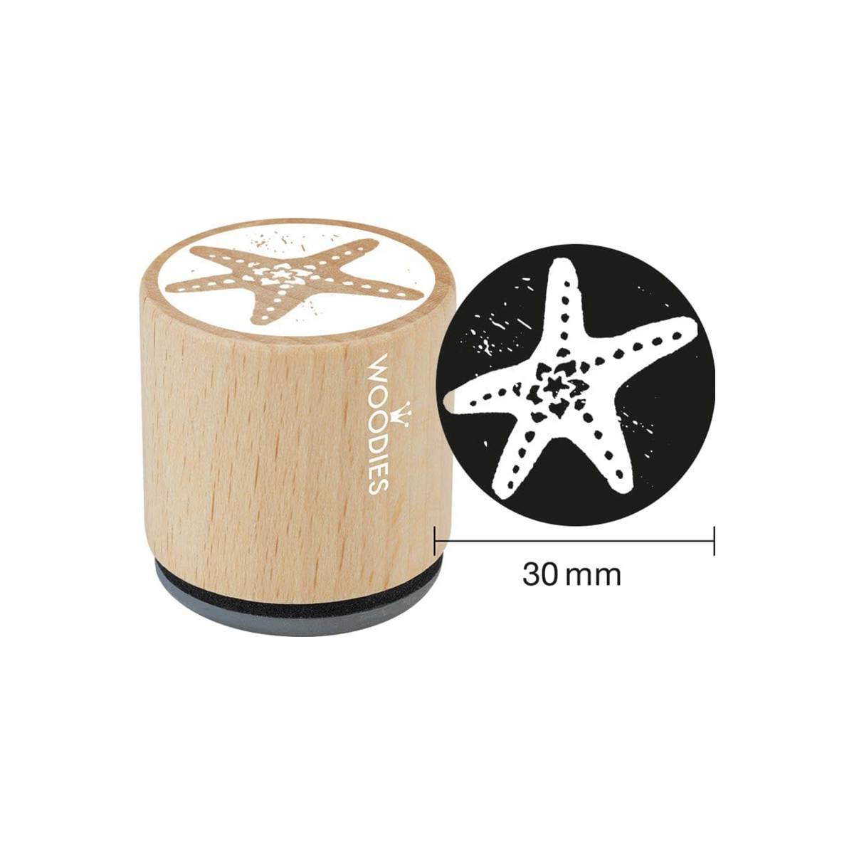 Woodies motif tampon étoile de mer