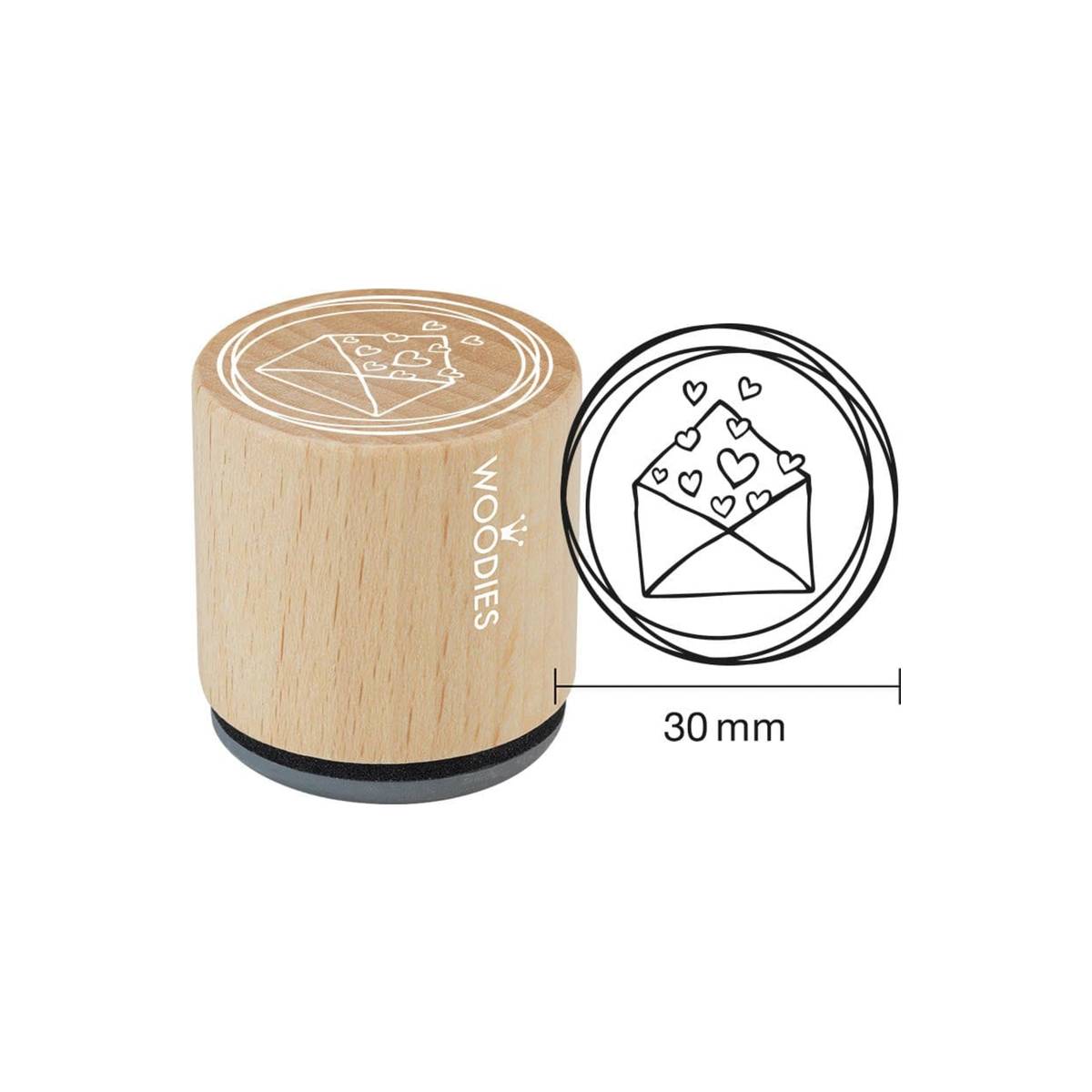 Woodies Motif Tampons Lettres d'amour