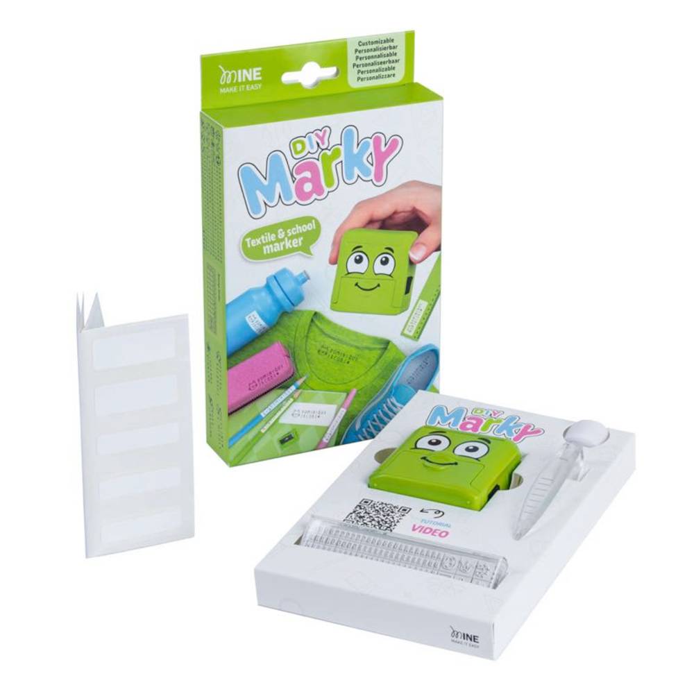 Colop - Set de tampons en tissu DIY Marky vert