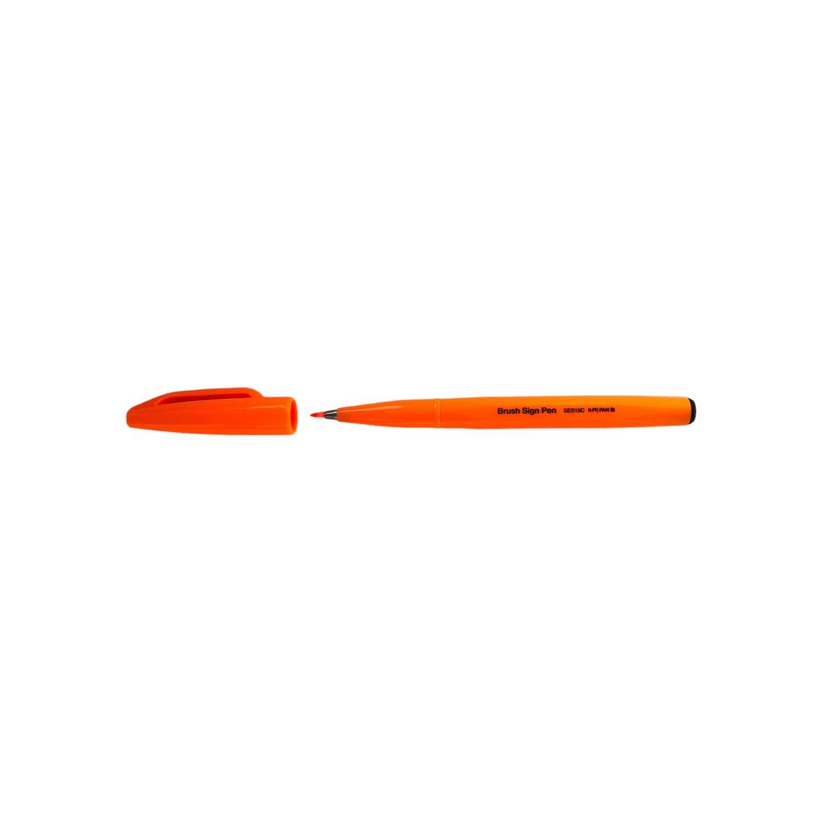 NEU Brush Sign Pen Flourescent Neon Orange