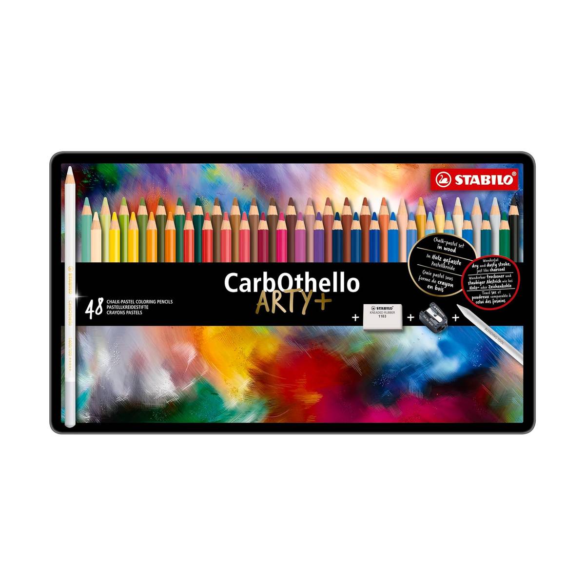 Royal & Langnickel Ölmalset Im Metalletui – 12 Farben (12 Ml), 2 Borstenpinsel, 1 Graphitstift – Starter-Set Für Ölmalerei