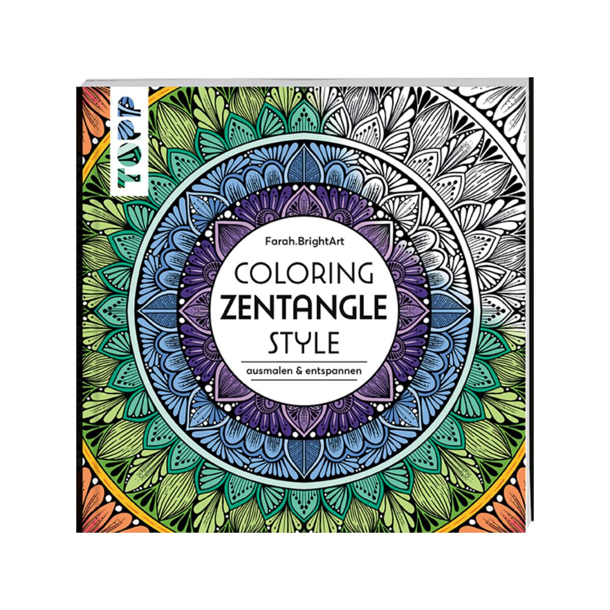 Topp - Coloring Zentangle Style - Colorier et se détendre